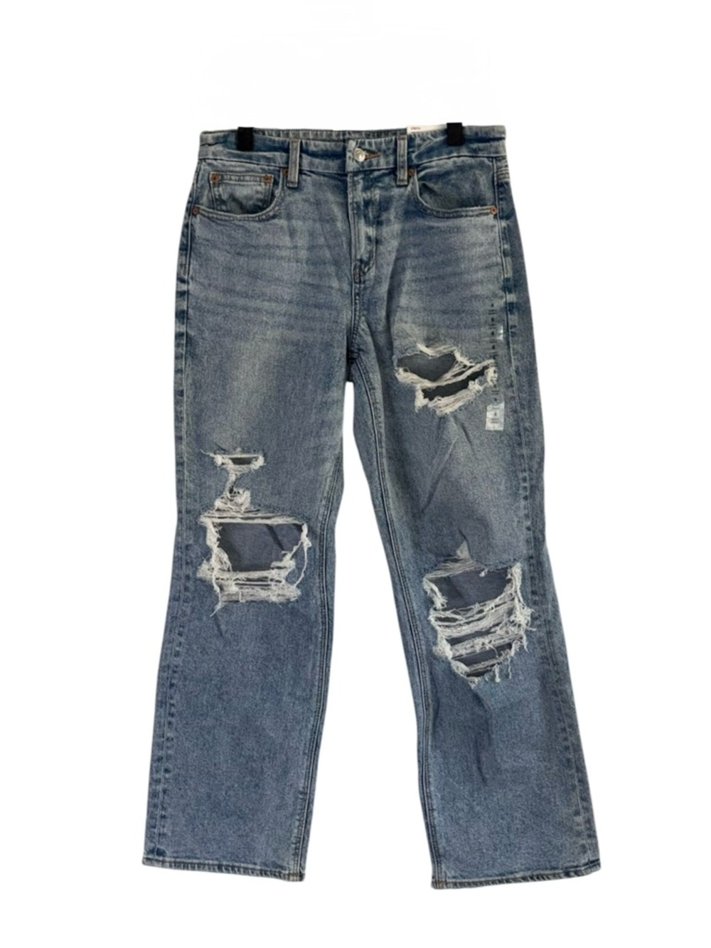 American Eagle Outfitters Curvy Straight Always Vintage Stretch High-Rise Jeans